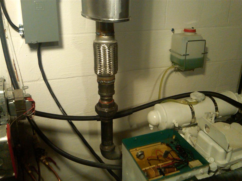 Onan MDJE noise reduction Smokstak® Antique Engine Community